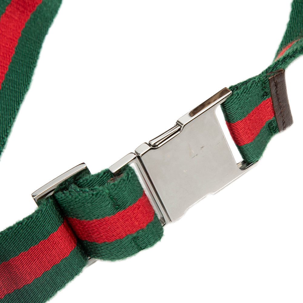 Pre-Loved Gucci GG Canvas Web Double Pocket Belt Bag - Picture 8 of 9